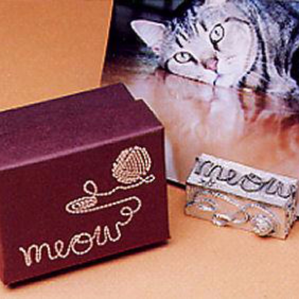 🆕VILMAIN PEWTER - MEOW PHOTO STAND